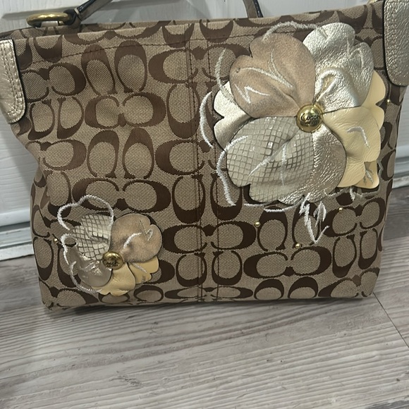 Coach Floral Suede Exterior Bags & Handbags for Women - Picture 3 of 9